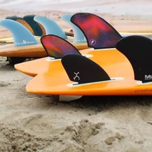 surfboards in the sand surfboard fin