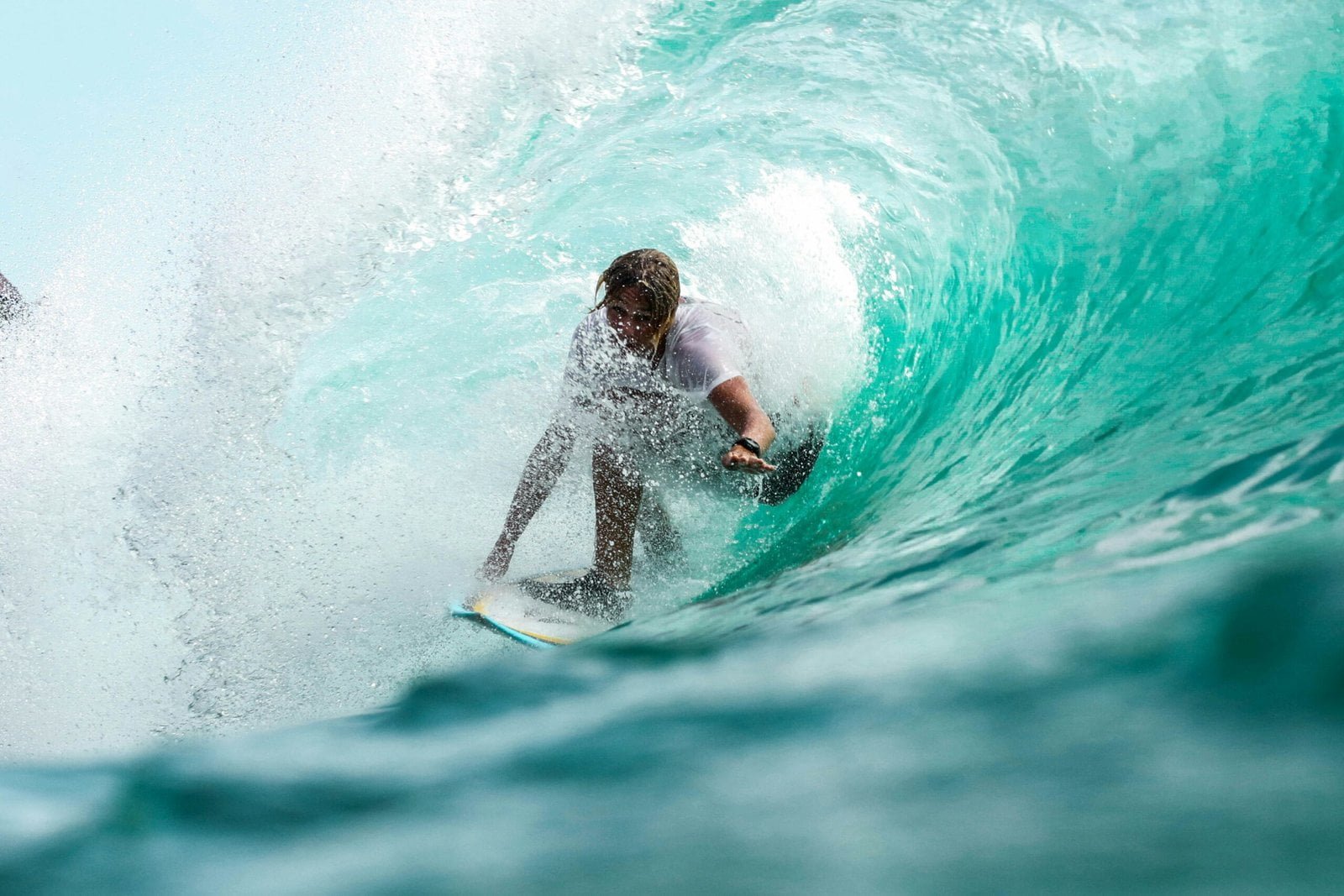 Surfing on Mexico's Pacific Coast in the Rain Experience the thrill of surfing during the rainy season on Mexico's picturesque Pacific Coast. Embrace the natural beauty and excitement of riding epic waves under the rain.