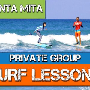 Punta Mita private surf lessons at La Lancha