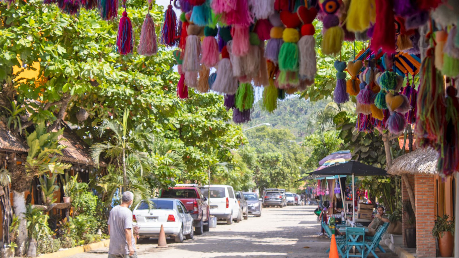 Colorful streets of San Pancho Nayarit